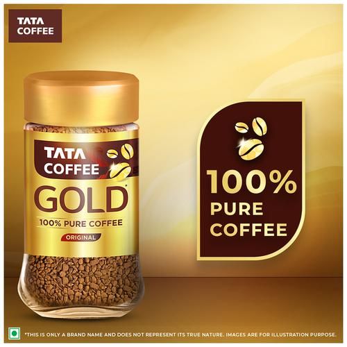 Tata Coffee Gold 100percent Pure Coffee - Original, 50 g Jar-9.webp